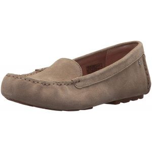 UGG Women's Taupe Suede Driving Moccasins
